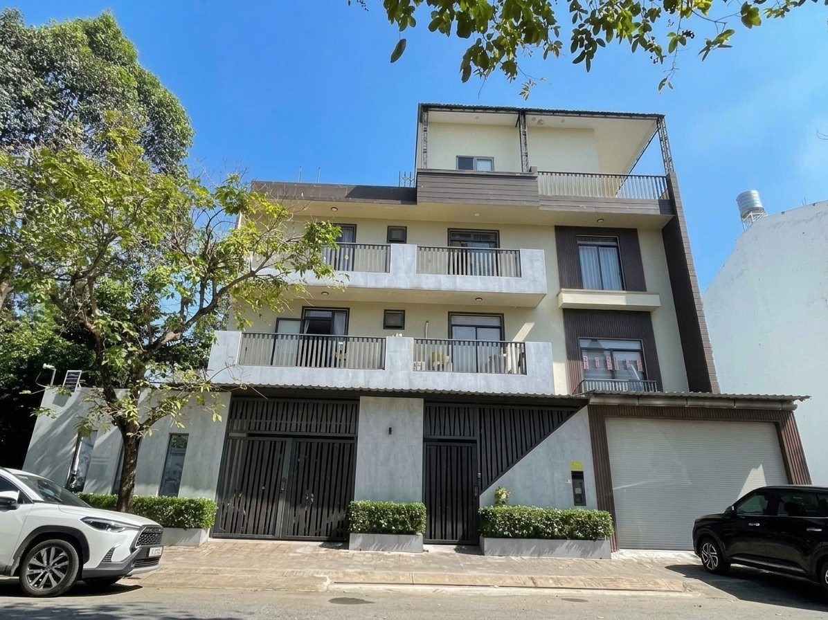 Bán biệt thự sân vườn có hồ bơi 286m² kdc đại phúc villas, bình hưng