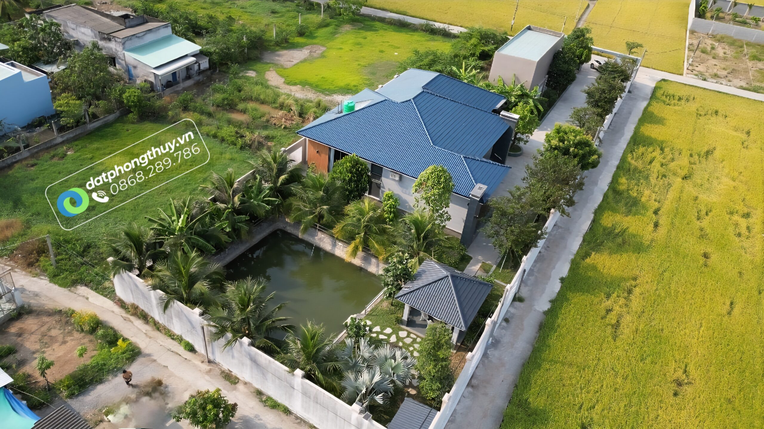 Bán biệt thự sân vườn bến lức phước lợi 1.450m²