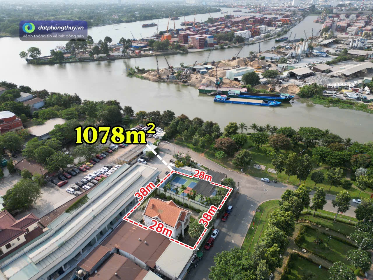 Bán đất ven sông sài gòn phường an khánh rộng 1.087m² thủ đức cũ