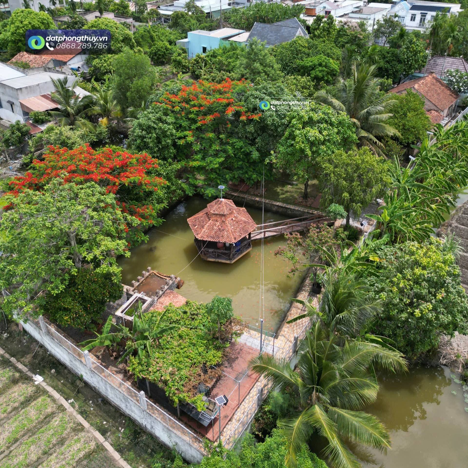 Nhà sân vườn 1.833m² không gian nghỉ dưỡng hiếm có cùng vườn cây ăn trái đa dạng phước lý long an