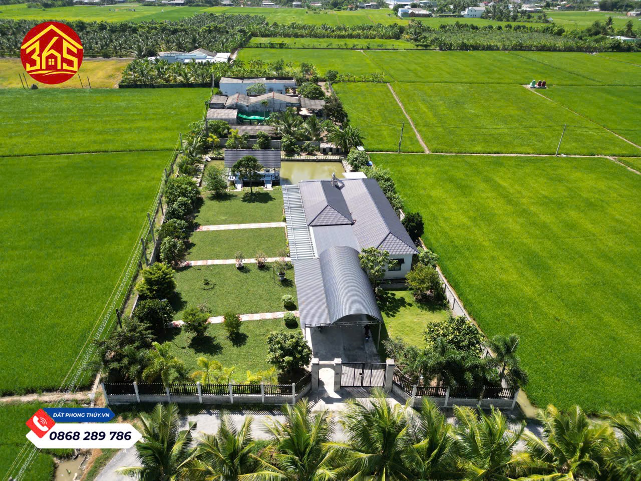 Bán nhà vườn 2.065m² tân trụ, long an, chỉ 31km đến vòng xoay an lạc