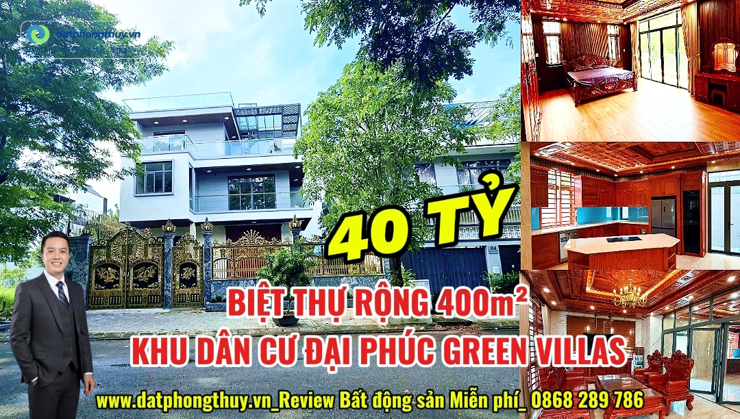 Bán biệt thự đại phúc green villas 330.7m² xã bình hưng, bình chánh hồ chí minh