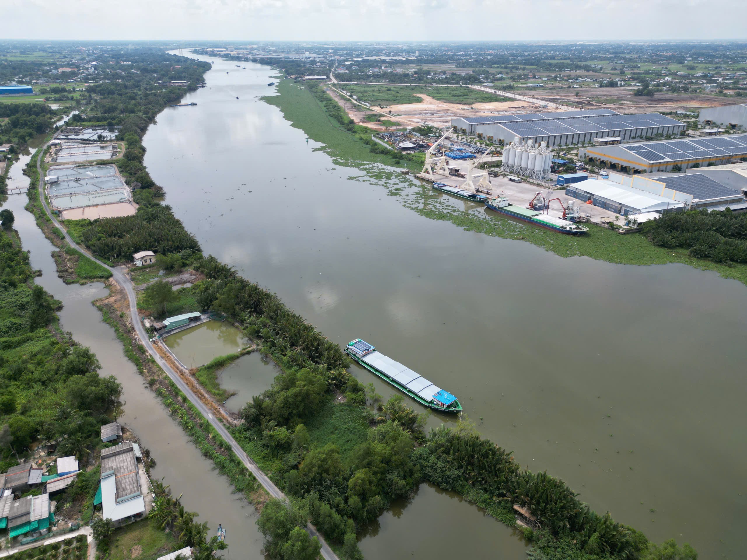 Bán đất view sông vàm cỏ tây 1 hecta tại mỹ lạc, thủ thừa, long an